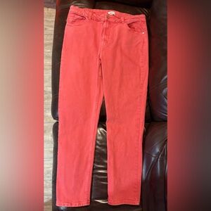 ONLY HW Straight Leg Ankle Jeans